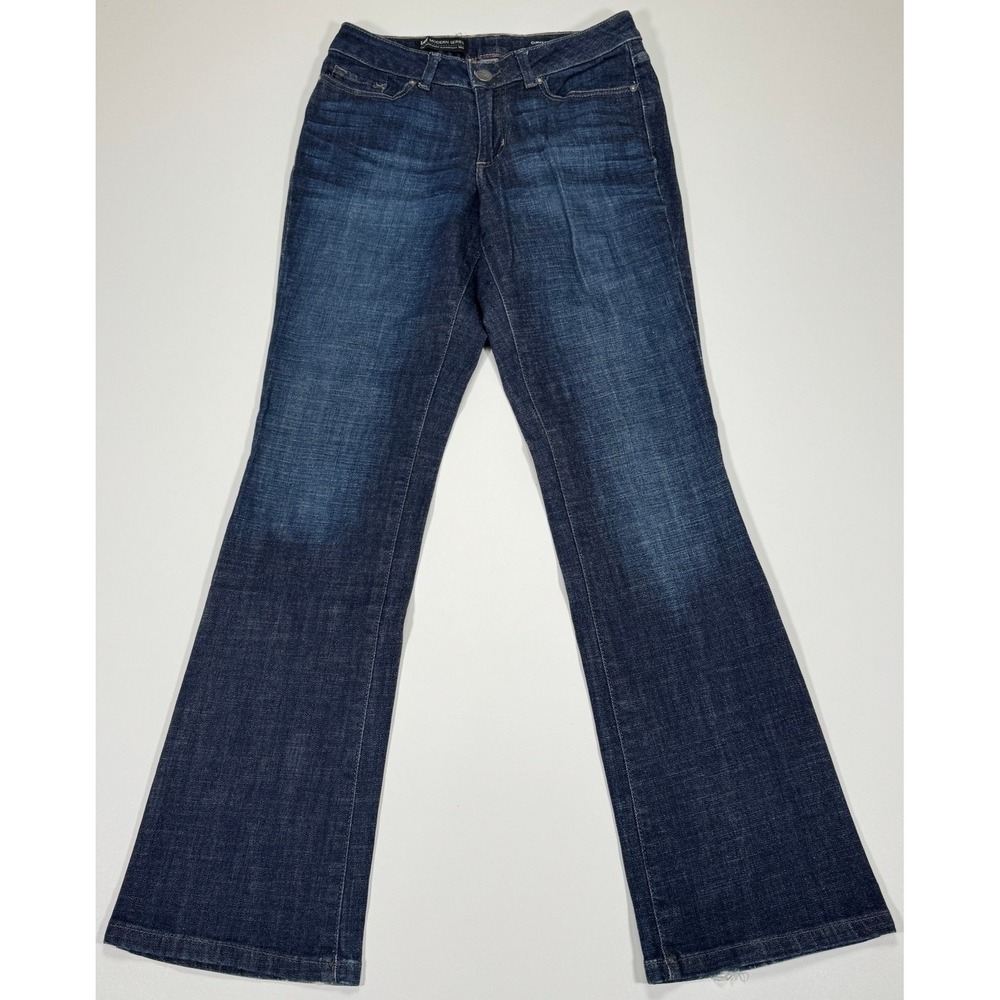 Lee Modern Series Womens Jeans 6 28x32 Dark Wash Curvy Fit Bootcut Denim